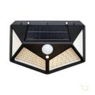 Luminária Led Solar Com Sensor De Presença 8W - Embuled