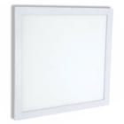 Luminária Led Teto Sobrepor Quadrada de Alumínio Branco Moderno Pequeno 12w 16x16 Para Decorar Sua Casa