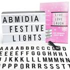 Luminaria Letreiro Led Quadro Painel 90 Letras Numeros - Abmidia