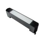 Luminária Linear Difusa Led 10W 3000K para Trilho Eletrificado Preto Bivolt - AAATOP - GDFGD-10BQ-BL