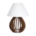 Luminaria Mesa Bola Marrom Decorativo Fio 1 Metro Com Cupula / 1 ab b m - Dac Store