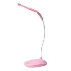 Luminária Mesa Flexível 3 Níveis Touch Rosa Sem Fio 14 Led