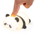 Luminária Noturna Panda Abajur De Mesa Infantil Silicone LED