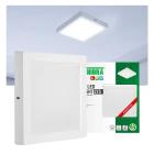 Luminaria painel led sobrepor quadrado bivolt 18w - taschibra