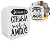 Luminaria Parede Mesa Box Cerveja com Bons Amigos Decorfun