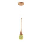 Luminária Pendente Bola de Cristal com Bolhas, LED Integrado, Acabamento Dourado de Luxo para Cozinha, Sala e Área Gourmet