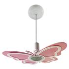 Luminária Pendente Borboleta Rosa Quarto Infantil - Vitrine Dos Lustres