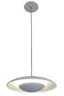 Luminária Pendente Branco Fosco Sala Mesa Luxo 38X200cm 3XG9