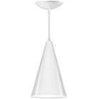 Luminária Pendente Cone Branco