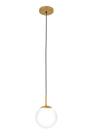 Luminária Pendente G20 Alumínio Dourado 1xE27 150cm