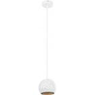 Luminária Pendente Globo E27 Lustre Branco Elgin