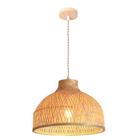 Luminaria Pendente Jacarta Bambu Rustico 60W E27 40CM GMH