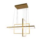 Luminária Pendente Lumier Alabama Dourado 112w 3000K