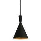 Luminária pendente taschibra td 902 1xe27 preto