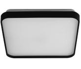 Luminária Plafon Black Sobrepor Led 12w 28x28cm Branco Frio - Opus