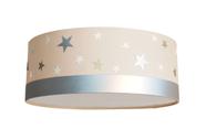 Luminária Plafon Infantil Estrelas Cúpula 50x15 3e27 Cru - Tom Luz