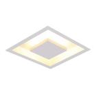 Luminária Plafon Luz Indireta Embutir 50x50cm 4 Lâmpadas Branco