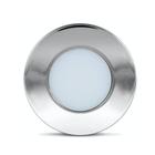 Luminaria point circular 1,5w brc quente 3000k cromada bivo.