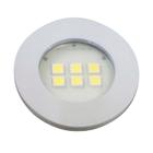 Luminária Pontual Circular Branca Super LED Branco Puro