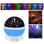 Luminária Projetor Estrela 360º Galaxy Abajur Mesa Infantil - Black Watch