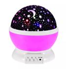 Luminária Projetor Estrela 360º Galaxy Star Master Rosa