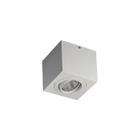 Luminaria Quadrada Sobrepor Par20 1xe27 Branco Aled