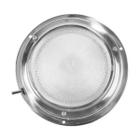 Luminária Redonda Com Interruptor em Aço Inox 12V