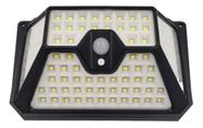 Luminária Refletor Holofote Solar 109 Leds Iluminação Jardim