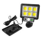 Luminária Refletor Solar Sensor Lançamento Com Controle - Bagnare Import