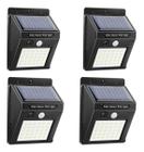 Luminária Sensor de Movimento Solar - 30 LEDs - Branco Frio