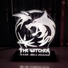 Luminária Série The Witcher Medalhão