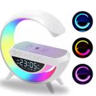 Luminária Smart Bluetooth com Carregamento Sem Fio e Iluminação LED