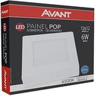 Luminaria Sobrepor Quadrada Led 6w 6500k - Avant