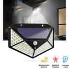 Luminária Solar 100 LEDs Original para Parede com Luz Potente