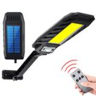 Luminária Solar 45W 100 Led Controle E Sensor De Presença