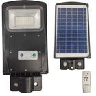 Luminaria Solar 60w Poste Led Controle e Sensor de Movimento Jardins Areas Externas Iluminaçao Rua