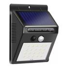 Luminaria Solar Luz Led Com Sensor De Presença Automático