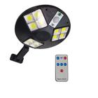 Luminaria Solar Parede Sensor Proximidade Controle Remoto Sem Fio Jardins 12 leds - Economia Solar