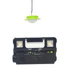 Luminaria Solar Radio FM Lanterna Luz de Emergencia USB Cartao de Memoria Lampada Portatil