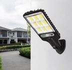 Luminária Solar Sem Fio Luz Externa Jardim Lâmpada de Parede Com Sensor e Controle