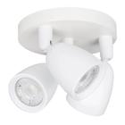 Luminaria spot led com 3 lampadas 6w 6.500k kian