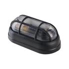 Luminaria tartaruga 1xe27 injetada com grade preta opl 3292