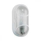 Luminaria Tartaruga Pvc Radial Branco Curvada