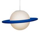 Luminária Teto Saturno Azul Decoração Quarto Sala - usare