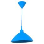 Luminaria teto silicone round shape azul 24 x 24 x 15 cm