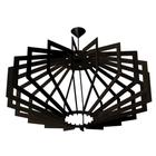 Luminária Teto tipo Pendente em MDF - Completa -