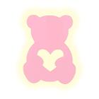 Luminária Urso com LED / Abajur Urso / Urso com LED / Urso Luminoso