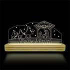 Luminárias de Mesa abajur de Acrílico com iluminação em LED 3D Criativas