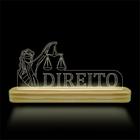 Luminárias de Mesa abajur de Acrílico com iluminação em LED 3D Criativas