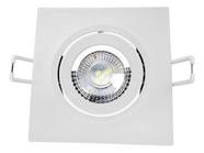 Luminárias Spot De Led Quadrado Embutir 7w 3000k Avant